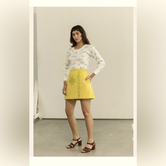 Free People Quilt Skirt NWT (Small) - Picture 4 of 7